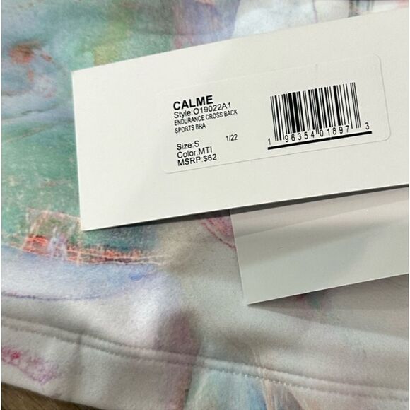 Johnny Was Calme Endurance Cross Back Sports Bra - Picture 5 of 5